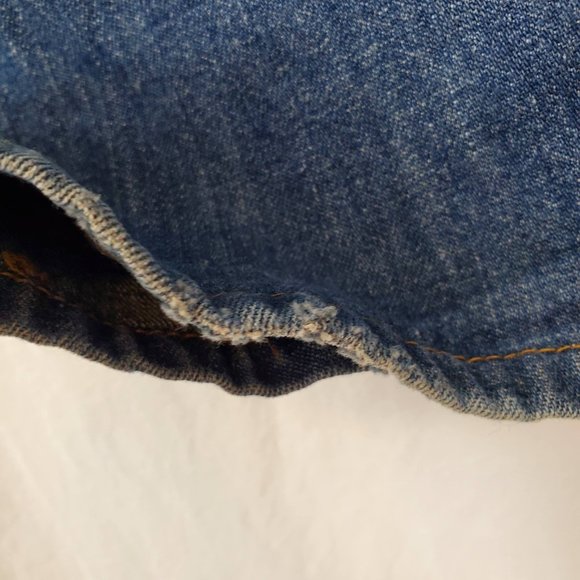 RARE Vintage Levi's 70s Orange Tab High Waisted/High-Rise Flare Jeans - Picture 8 of 15